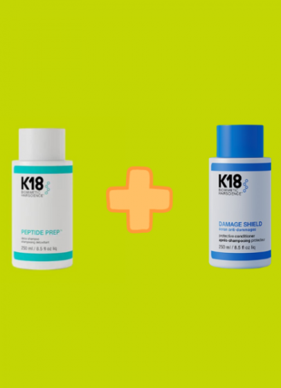 K18Peptide™  Detox Shampoo 250ml + K18Peptide™ Damage Shield Conditioner 250ml